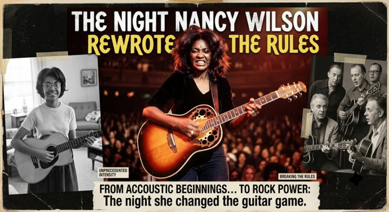 The Night Nancy Wilson Picked Up a Guitar and Rewrote the Rules of Rock — A Story Every Music Fan Needs to Know